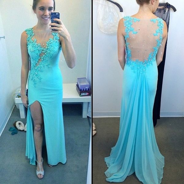 vestidos de noiva 2016 custom made sheer back formal evening dresses with lace appliques long prom gowns arabic dresses, Black;red
vestidos de noiva 2016 custom made sheer back formal evening dresses with lace appliques long prom gowns arabic dresses, Black;red