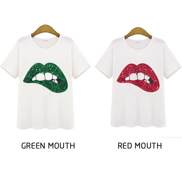 2015 colors new t-shirts s-xl print fashion women short cotton tees lip summer sequined wholesale-2 plus sleeve loose size x60*e343 neoc, Black
2015 colors new t-shirts s-xl print fashion women short cotton tees lip summer sequined wholesale-2 plus sleeve loose size x60*e343 neoc, Black