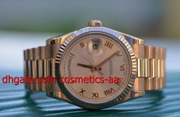 luxury watch mens watch mint 18k rose gold box & papers 118235f automatic movemen mechanical men's watches wristwatch, Slivery;brown
luxury watch mens watch mint 18k rose gold box & papers 118235f automatic movemen mechanical men's watches wristwatch, Slivery;brown