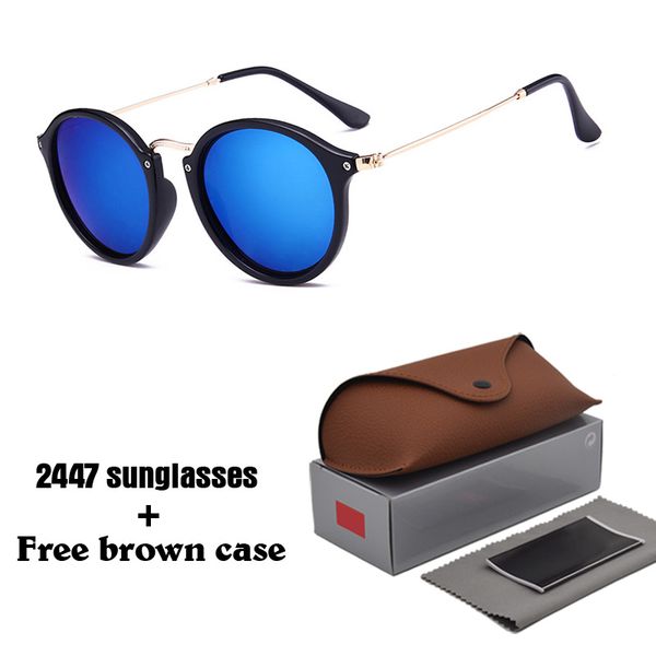 9 colors to choose classic round sunglasses men women brand designer eyewear glasses mirrored sun glasses uv400 goggle with cases and box, White;black
9 colors to choose classic round sunglasses men women brand designer eyewear glasses mirrored sun glasses uv400 goggle with cases and box, White;black