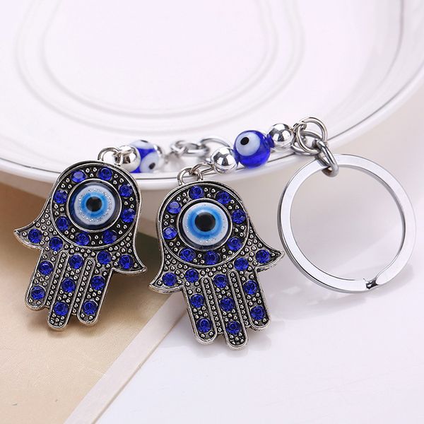 3 styles palm keychain turkey blue eyes alloy keychain bag pendants keychain kabbalah hand car key ring d305s, Silver
3 styles palm keychain turkey blue eyes alloy keychain bag pendants keychain kabbalah hand car key ring d305s, Silver