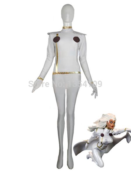 x-men white storm spandex superhero costume halloween party cosplay zentai suit, Black;red
x-men white storm spandex superhero costume halloween party cosplay zentai suit, Black;red