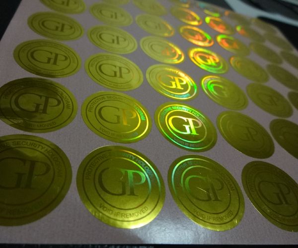Design&3d Color Changing Secure Custom Hologram Label Sticker Printing,can Be With Serial/unique Number ,and Scratch Off Coating