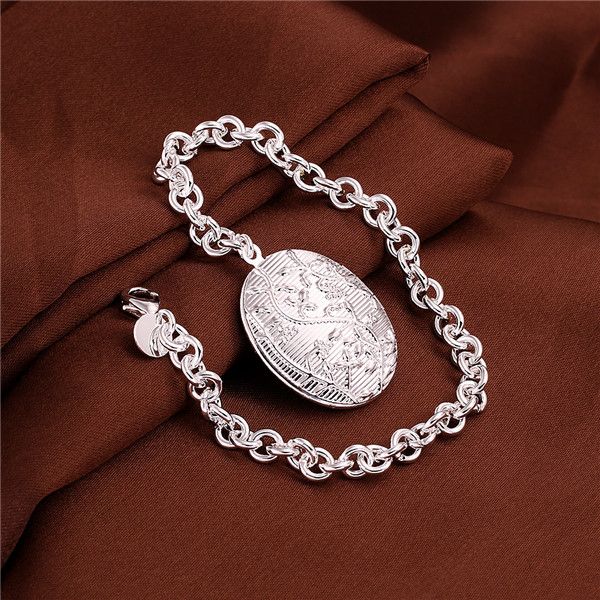 gift 925 silver closed round carved bracelet dfmch348,brand new fashion 925 sterling silver plated chain link bracelets high grade, Black
gift 925 silver closed round carved bracelet dfmch348,brand new fashion 925 sterling silver plated chain link bracelets high grade, Black