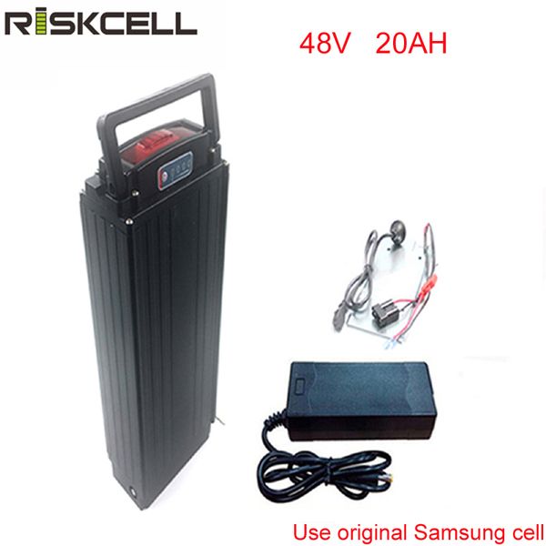 48v 20ah 1000w rear rack lithium ion battery for electric bike conversion kit with power lights tail lights for samsung cell
48v 20ah 1000w rear rack lithium ion battery for electric bike conversion kit with power lights tail lights for samsung cell