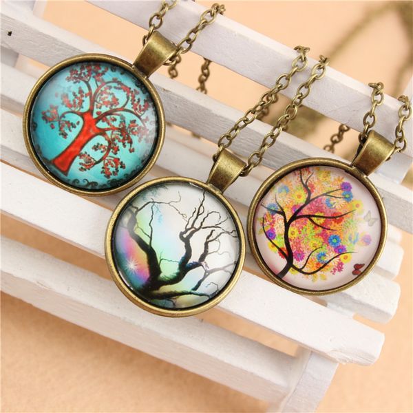 38 styles mixed life tree pendant art tree glass cabochon necklace bronze chain vintage choker statement kids necklace fashion women jewelry, Silver
38 styles mixed life tree pendant art tree glass cabochon necklace bronze chain vintage choker statement kids necklace fashion women jewelry, Silver
