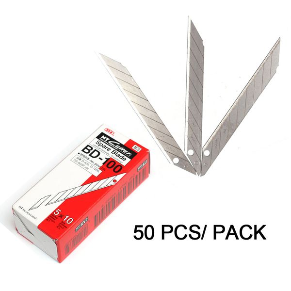 japan nt cutter blade good quality knife replacement blade 9mm bd-100 50 blades/pack
japan nt cutter blade good quality knife replacement blade 9mm bd-100 50 blades/pack
