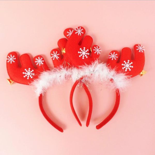 antlers ears with bells clasp head band students Christmas gift hair hoop decorations gifts chrismas CH01003
antlers ears with bells clasp head band students Christmas gift hair hoop decorations gifts chrismas CH01003