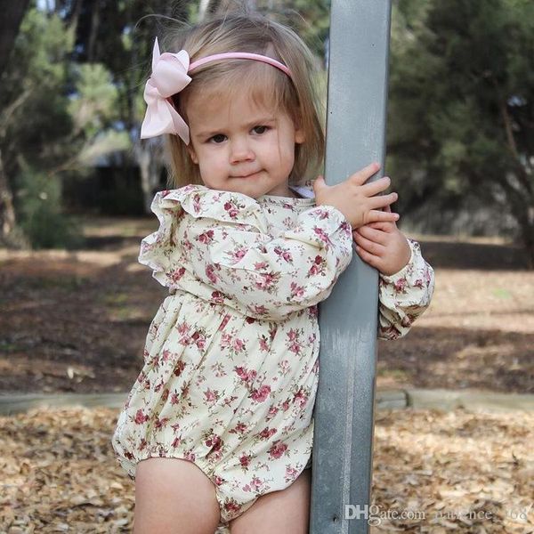 INS hot selling 2 colors New style spring autumn style Baby kids cute little flower printed long sleeve cotton kids romper free shipping
INS hot selling 2 colors New style spring autumn style Baby kids cute little flower printed long sleeve cotton kids romper free shipping
