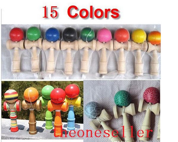 hipping 15 colors available 19cm kendama toy japanese traditional wood ball game toy education gifts 200pcs/lot christmas gift
hipping 15 colors available 19cm kendama toy japanese traditional wood ball game toy education gifts 200pcs/lot christmas gift