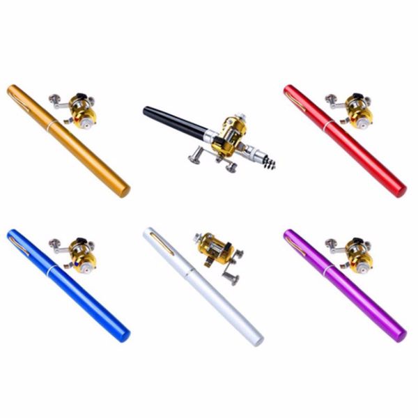 Mini portable aluminum alloy pocket pen hape fi h fi hing rod pole with reel 6 color whole ale
Mini portable aluminum alloy pocket pen hape fi h fi hing rod pole with reel 6 color whole ale