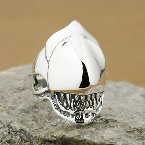 alien fang skull 925 sterling silver mens biker ring 8s008 us size 7~15 ing, Golden;silver
alien fang skull 925 sterling silver mens biker ring 8s008 us size 7~15 ing, Golden;silver