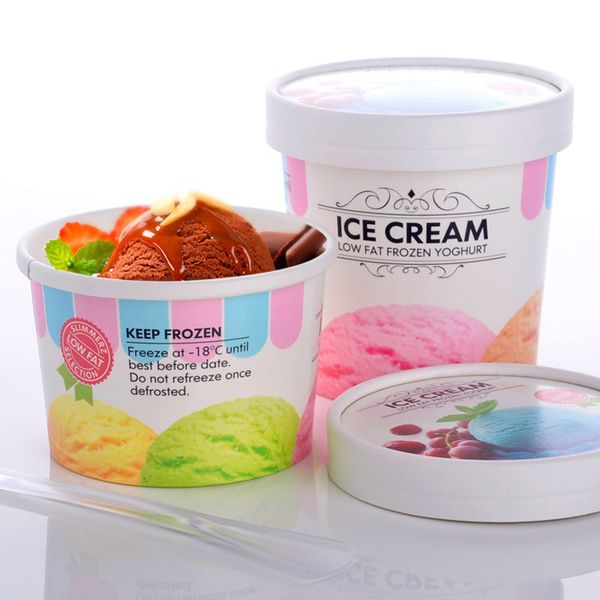 Thick Color Paper Ice Cream Cup with Cover Disposable Dessert Cake Cup Bowl Eco Friendly Party Tableware 100pcs/lot SK716
Thick Color Paper Ice Cream Cup with Cover Disposable Dessert Cake Cup Bowl Eco Friendly Party Tableware 100pcs/lot SK716