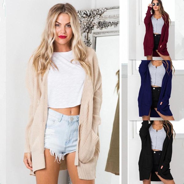 10pcs Ladies Fashion Casual Autumn Knitting Long Sleeved Solid Color Cardigan Sweaters Womens Fall Open Front
10pcs Ladies Fashion Casual Autumn Knitting Long Sleeved Solid Color Cardigan Sweaters Womens Fall Open Front