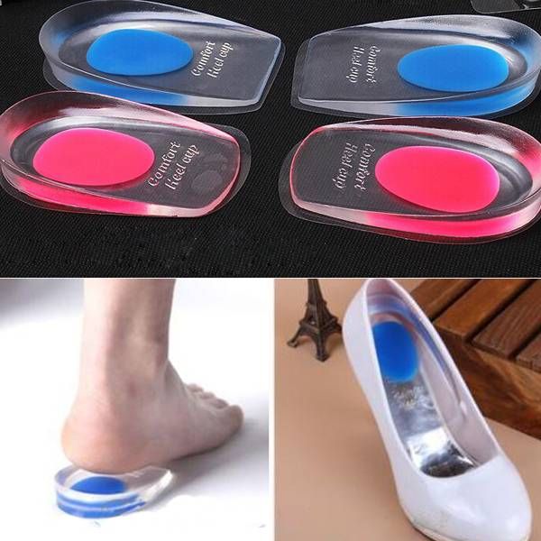 heel cup cushion heel pad foot care cups silicone gel height insoles massager shoes increase taller for men women shoe parts accessories, White;pink
heel cup cushion heel pad foot care cups silicone gel height insoles massager shoes increase taller for men women shoe parts accessories, White;pink