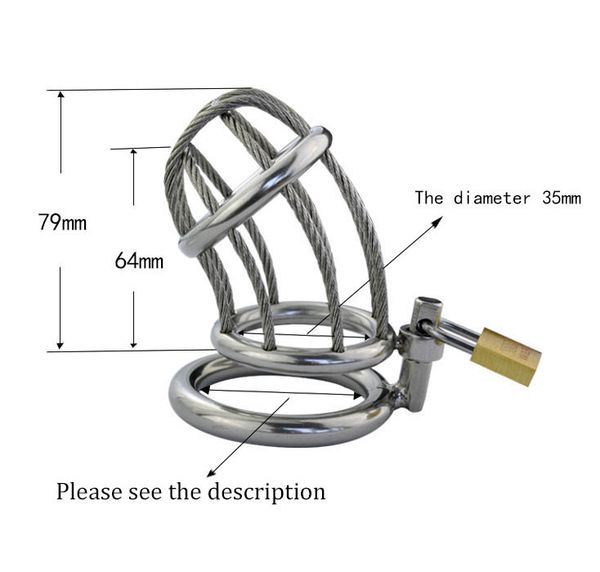 male arrival stainless steel device chastity fetish a165 wirerope new toys bondage riibw
male arrival stainless steel device chastity fetish a165 wirerope new toys bondage riibw