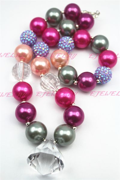 xmas gifts necklace gray&purple water drop purple beads chunky necklaces for girls and kids cb274, Silver
xmas gifts necklace gray&purple water drop purple beads chunky necklaces for girls and kids cb274, Silver