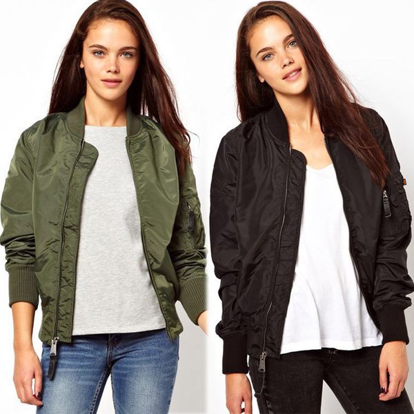 Spring Fall Autumn Fashion Women's Jacket Coat With Zipper Waterproof Wind-Proof Smooth Army Air Force Pilot Fly Tactical Clothing SY9001
Spring Fall Autumn Fashion Women's Jacket Coat With Zipper Waterproof Wind-Proof Smooth Army Air Force Pilot Fly Tactical Clothing SY9001