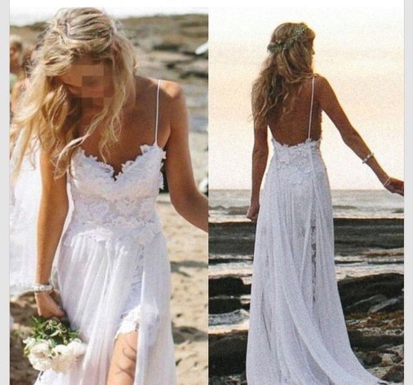 straps lace backless wedding dresses custom made bridal gown a line sweetheart garden beach wedding gowns 2016, White
straps lace backless wedding dresses custom made bridal gown a line sweetheart garden beach wedding gowns 2016, White