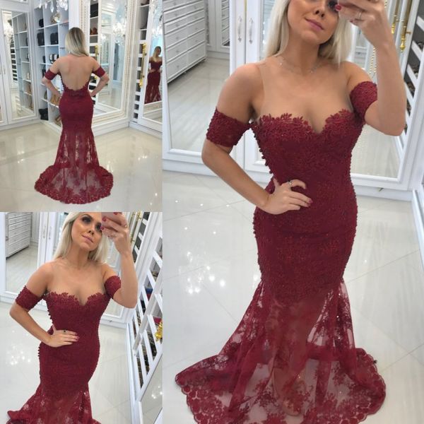 burgundy beaded mermaid lace evening dresses sheer sweetheart neck backless prom gowns vestidos festa sweep train tulle formal dress, Black;red
burgundy beaded mermaid lace evening dresses sheer sweetheart neck backless prom gowns vestidos festa sweep train tulle formal dress, Black;red
