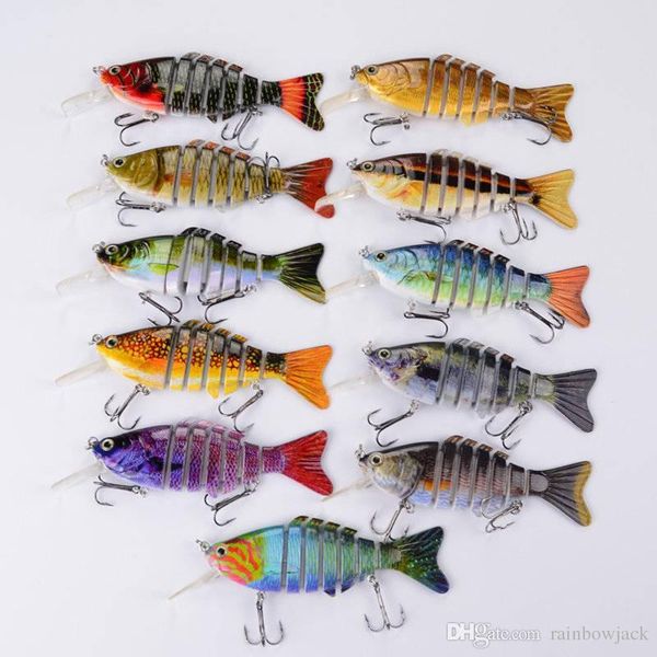 7 segments fishing crankbait hard plastic bait 11.2cm 14g jointed minnow swimbait artificial fishing lures
7 segments fishing crankbait hard plastic bait 11.2cm 14g jointed minnow swimbait artificial fishing lures