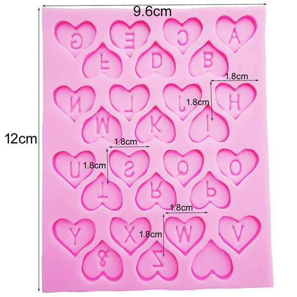 diy cake decorating loving heart letter lace shaped fondant silicone cake molding sugar art tools, 9.6*12*0.6cm
diy cake decorating loving heart letter lace shaped fondant silicone cake molding sugar art tools, 9.6*12*0.6cm