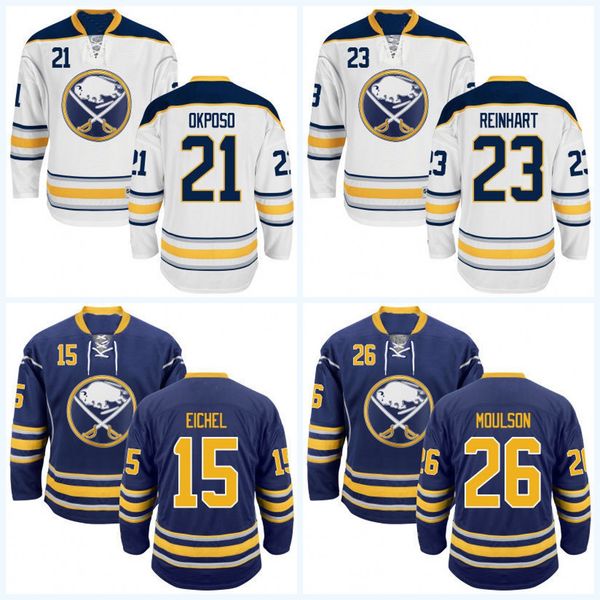 Mens Buffalo Sabres 9 Evander Kane 15 Jack Eichel 21 Kyle Okposo 23 Sam Reinhart 26 Matt Moulson 4 Josh Gorges Hockey Jerseys
Mens Buffalo Sabres 9 Evander Kane 15 Jack Eichel 21 Kyle Okposo 23 Sam Reinhart 26 Matt Moulson 4 Josh Gorges Hockey Jerseys