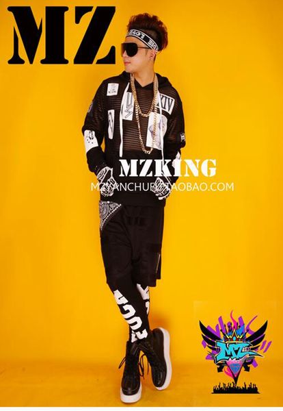 male singer han edition clubs in europe and the runway black network hooded head icon set hip-hop costumes. s - 6 xl, Black;red
male singer han edition clubs in europe and the runway black network hooded head icon set hip-hop costumes. s - 6 xl, Black;red