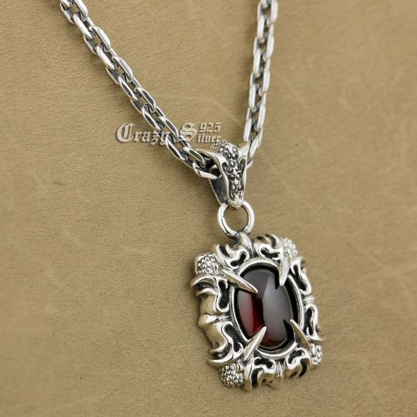 925 sterling silver claw red cz stone biker pendant 9s121a 925 sterling silver necklace 24 inches
925 sterling silver claw red cz stone biker pendant 9s121a 925 sterling silver necklace 24 inches
