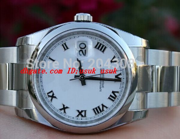 luxury wristwatch brand new 116200 stainless steel bracelet silver dial mens automatic mechanical date watch men's sport wrist watches, Slivery;brown
luxury wristwatch brand new 116200 stainless steel bracelet silver dial mens automatic mechanical date watch men's sport wrist watches, Slivery;brown