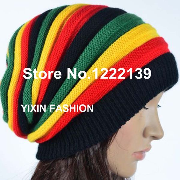 wholesale-fashion jamaica rasta reggae beanie cap multi-colored stripe hip hop baggy slouchy beanies skullies hat gorro, Blue;gray
wholesale-fashion jamaica rasta reggae beanie cap multi-colored stripe hip hop baggy slouchy beanies skullies hat gorro, Blue;gray