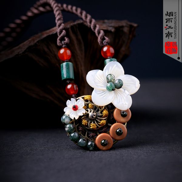 original neck ornaments clavicle necklace ethnic wind restoring ancient ways deserve to act the role of chains hang act the role of women, Silver
original neck ornaments clavicle necklace ethnic wind restoring ancient ways deserve to act the role of chains hang act the role of women, Silver