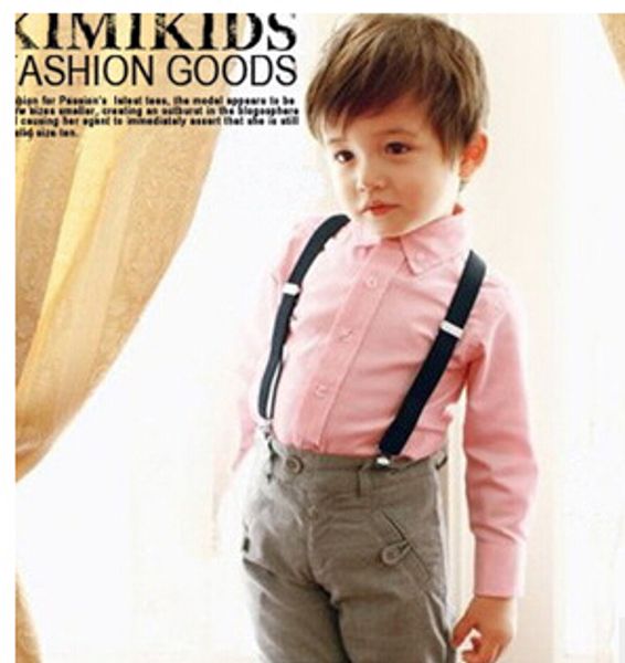 children suspender clothes child casual pants fashion long trousers braces suspenders boy pants kids trouser children clothing, Black;white
children suspender clothes child casual pants fashion long trousers braces suspenders boy pants kids trouser children clothing, Black;white