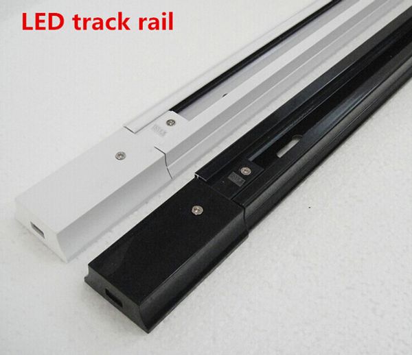 1m Led Track Rail,track Light Rail Connectors,universal Rails,aluminum Track,lighting Fixtures,black,white,silver Shell