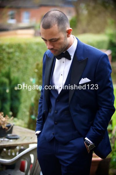 one button blue groom tuxedos peak lapel groomsmen man mens wedding suits prom suit (jacket+pants+vest+tie) g980, White;black
one button blue groom tuxedos peak lapel groomsmen man mens wedding suits prom suit (jacket+pants+vest+tie) g980, White;black