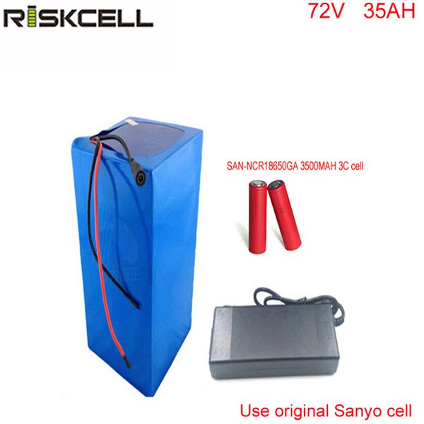 custom duty lithium battery super power electric bike battery 72v 35ah 3500w lithium ion battery pack use sanyo ga3500 cell
custom duty lithium battery super power electric bike battery 72v 35ah 3500w lithium ion battery pack use sanyo ga3500 cell
