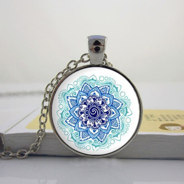 Ожерелье с подвеской "Мандала" Голубое ожерелье с подвеской "Мандала" Q-00109
Ожерелье с подвеской "Мандала" Голубое ожерелье с подвеской "Мандала" Q-00109