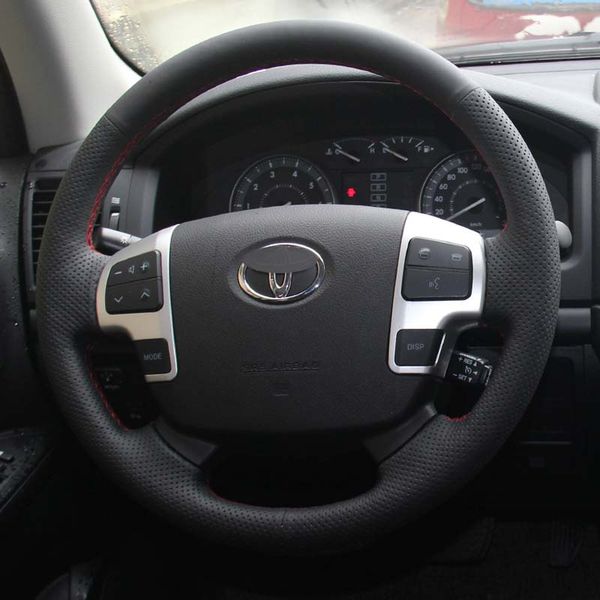 case for toyota land cruiser steering wheel cover genuine leather diy hand-stitch car styling interior decoration
case for toyota land cruiser steering wheel cover genuine leather diy hand-stitch car styling interior decoration
