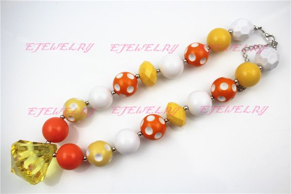 yellow waterdrop pendant chunky bubblegum bead necklace candy corn orange white yellow girls chunky bead necklace for girls fall cb161, Silver
yellow waterdrop pendant chunky bubblegum bead necklace candy corn orange white yellow girls chunky bead necklace for girls fall cb161, Silver