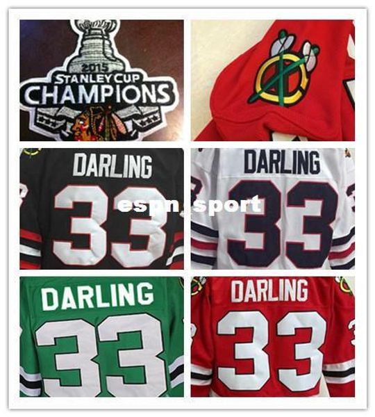 2016 new, chicago blackhawks jersey #33 scott darling stitched ice hockey jersey w/2015 stanley cup champion patch green white red bla, Black;red 
2016 new, chicago blackhawks jersey #33 scott darling stitched ice hockey jersey w/2015 stanley cup champion patch green white red bla, Black;red