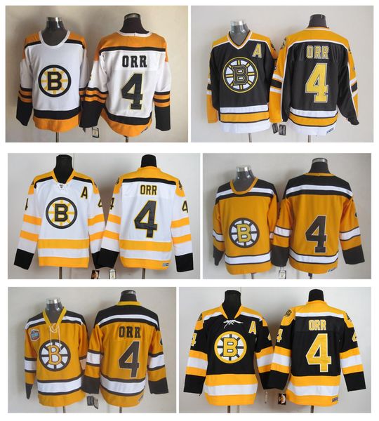 men boston bruins ice hockey jerseys 4 bobby orr black white yellow retro vintage ccm stitched jerseys mix order, Black;red
men boston bruins ice hockey jerseys 4 bobby orr black white yellow retro vintage ccm stitched jerseys mix order, Black;red