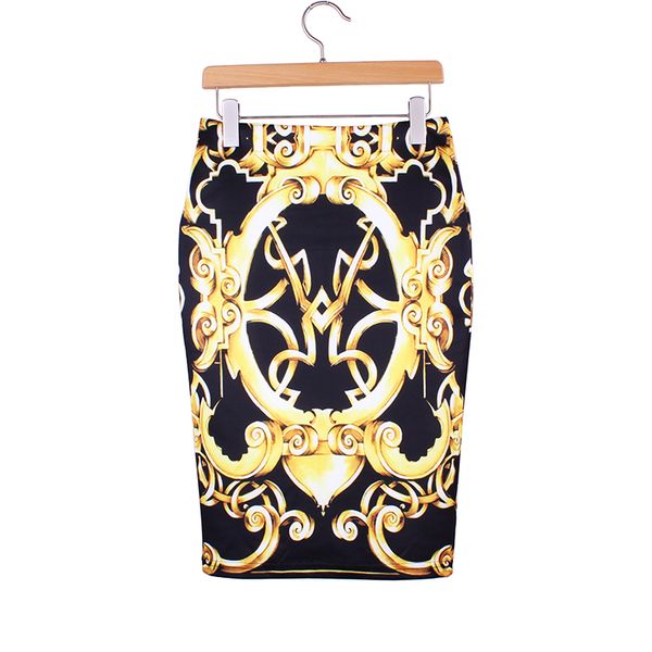 wholesale- m- women pencil skirts america & europe fashion ladies slim faldas golden chain print vogue girls casual bottoms, Black
wholesale- m- women pencil skirts america & europe fashion ladies slim faldas golden chain print vogue girls casual bottoms, Black