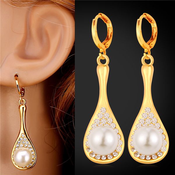synthetic pearl earrings for women 2015 new fashion jewelry 18k gold plated rhinestone drop earrings, Silver
synthetic pearl earrings for women 2015 new fashion jewelry 18k gold plated rhinestone drop earrings, Silver