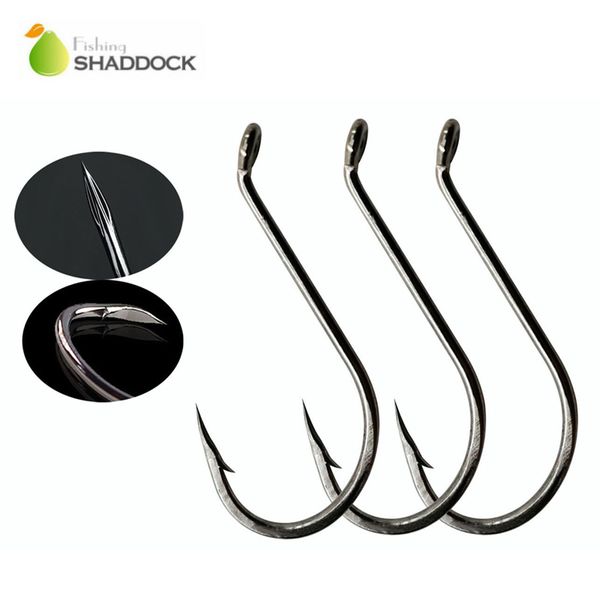 50PCS Octopus Fishing Hook Black High Carbon Steel Blood Slot Point Barbed Hook Size 2/0-6/0
50PCS Octopus Fishing Hook Black High Carbon Steel Blood Slot Point Barbed Hook Size 2/0-6/0
