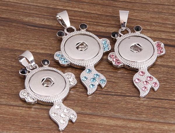 2020 new diy rhinestones goldfish ginger snap button pendants necklace with interchangeable jewerly white pink blue, Silver
2020 new diy rhinestones goldfish ginger snap button pendants necklace with interchangeable jewerly white pink blue, Silver