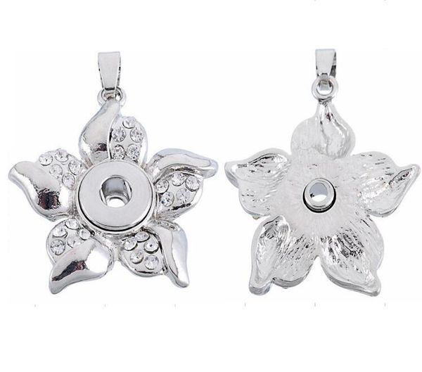 2020 european american style diy rhinestones flower snap button diy fashion new necklace pendant 10pcs/lot, Silver
2020 european american style diy rhinestones flower snap button diy fashion new necklace pendant 10pcs/lot, Silver