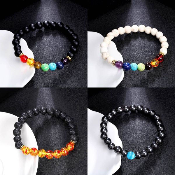 fashion muticolor bracelets lava 7 chakra beads stone bracelet women reiki prayer yoga bracelet stones bracelets bangles 5 style d125s, Black
fashion muticolor bracelets lava 7 chakra beads stone bracelet women reiki prayer yoga bracelet stones bracelets bangles 5 style d125s, Black