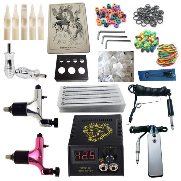 tattoo kit 2 spektra halo rotary machine guns power supply needles grips tips tattoo kits rk2-4
tattoo kit 2 spektra halo rotary machine guns power supply needles grips tips tattoo kits rk2-4