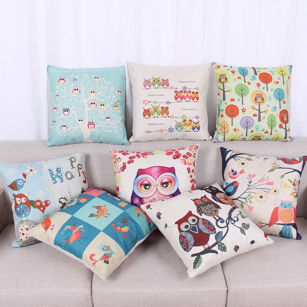 pillow cover new cartoon owl and tree pattern cotton and linen cushion cover fresh pastoral style thick pillow case home decor pillowcase
pillow cover new cartoon owl and tree pattern cotton and linen cushion cover fresh pastoral style thick pillow case home decor pillowcase