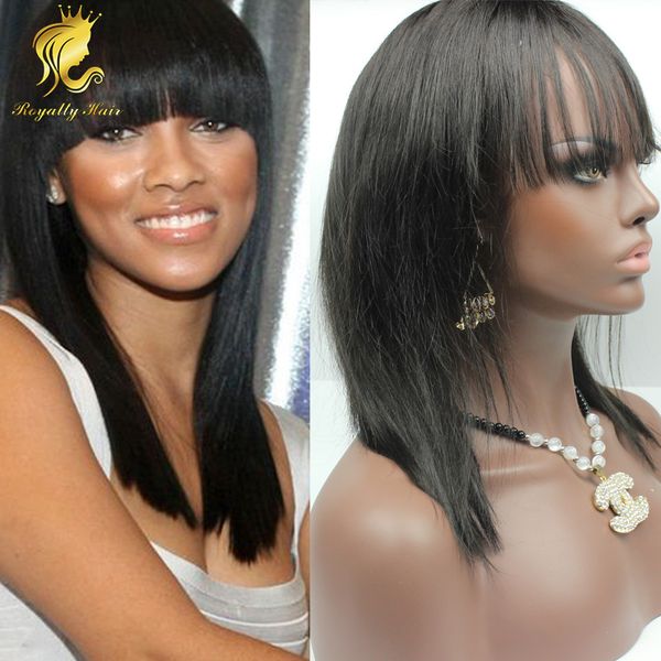 short bob human hair wigs with bangs 8-14inches peruvian full lace human hair wigs for black women human hair lace front wig, Black;brown
short bob human hair wigs with bangs 8-14inches peruvian full lace human hair wigs for black women human hair lace front wig, Black;brown